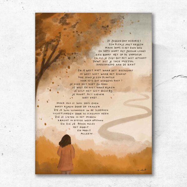 Poster A4 "Verliezen" - Afbeelding 2