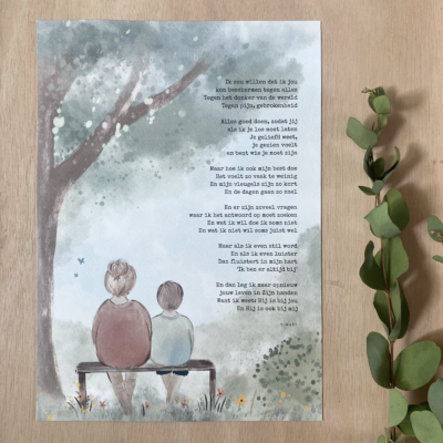 Poster A4 "Beschermen Jongen"
