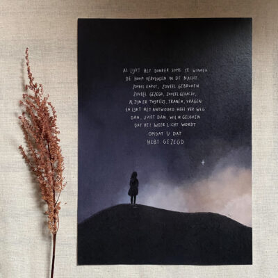 Poster A4 "Over hoop"