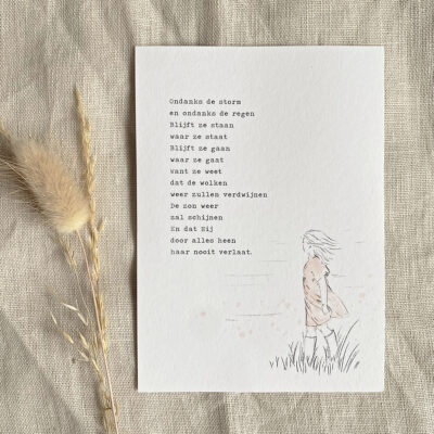 Ansichtkaart "Dichtbij"