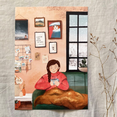 Poster A4 "Winterwarm"