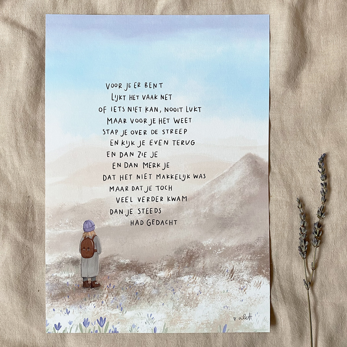 Poster A4 "Verder"