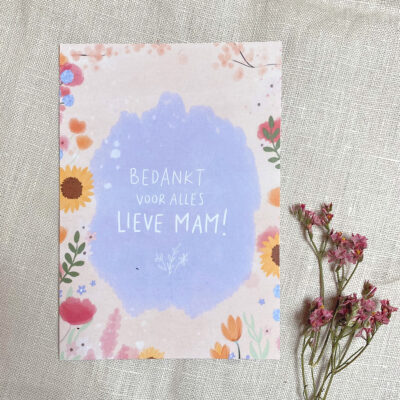Ansichtkaart "Moederdag 6"