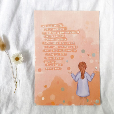 Poster A5 "Ballenbak"