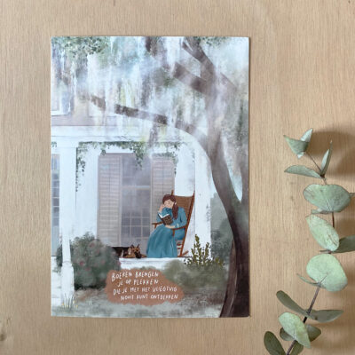 Poster A5 "Boeken"