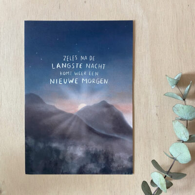 Poster A5 "Langste nacht"