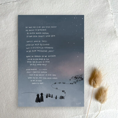 Decemberkaart "Stille nacht"