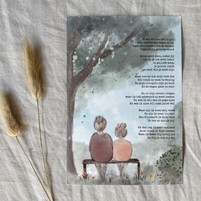 Poster A5 "Beschermen Meisje"