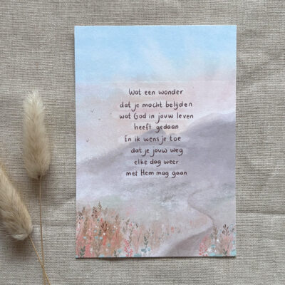 Ansichtkaart "Belijden"