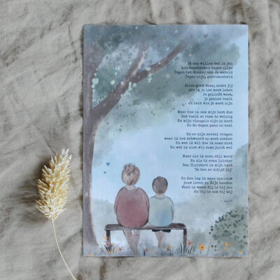 Ansichtkaart "Beschermen Jongen"