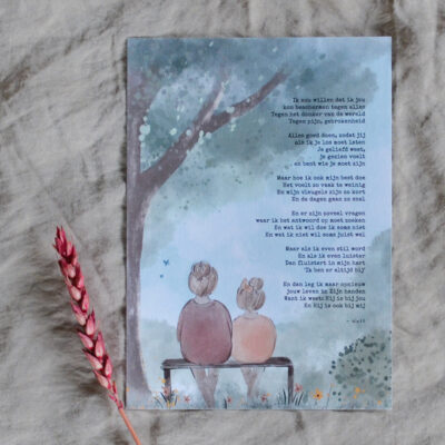 Ansichtkaart "Beschermen Meisje"