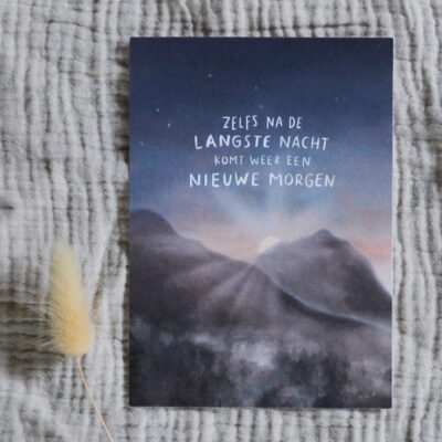 Ansichtkaart "Langste nacht"