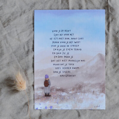 Ansichtkaart "Verder"