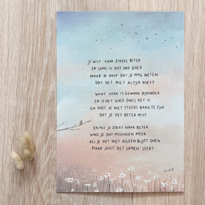 Poster A4 "Beter gewoon samen"