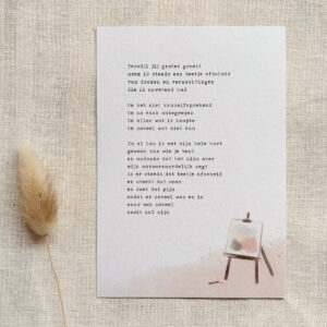 Ansichtkaart "Levend verlies"