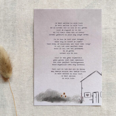 Ansichtkaart "Pleegzorg 1"